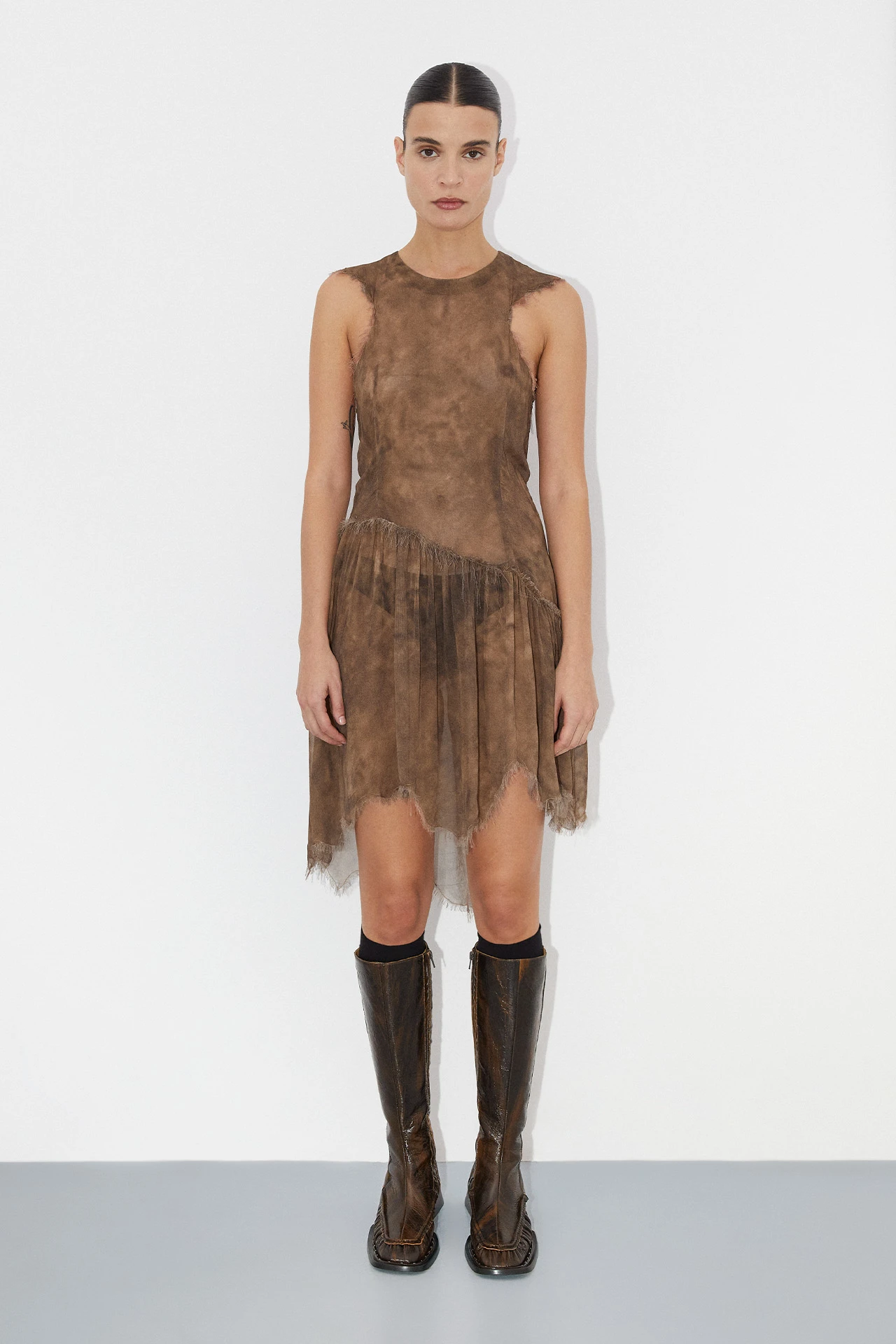 ec-miista-Pats-Brown-Boots-Kamila-Brown-Dress