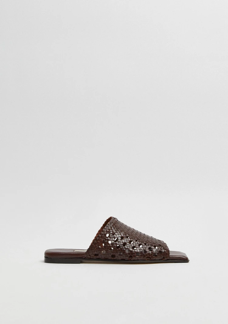 Yeida Chocolate Brown Ballerinas | Miista Europe | Made in Spain