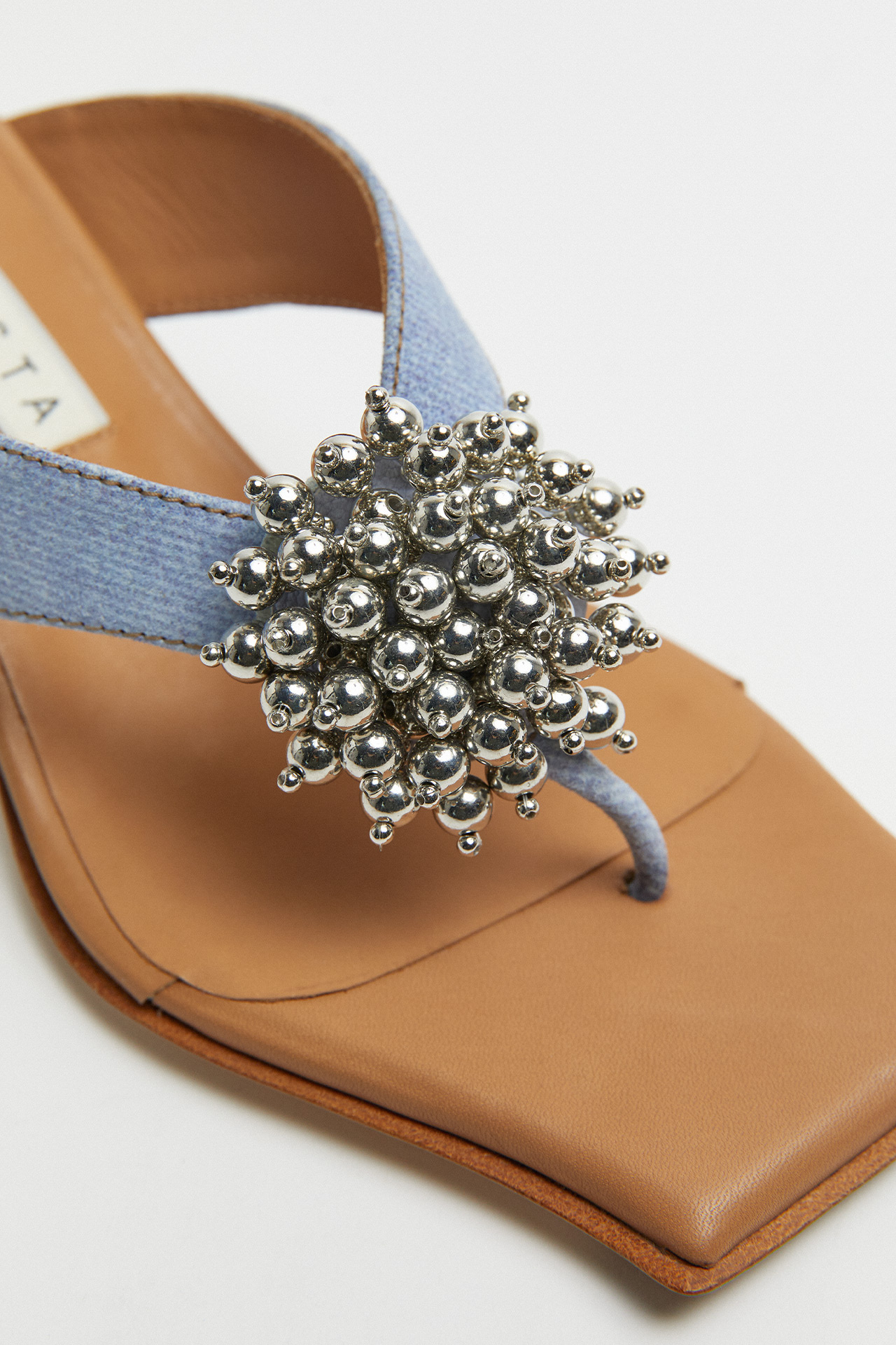 Narela Denim Blue Sandals | Miista Europe | Made in Spain