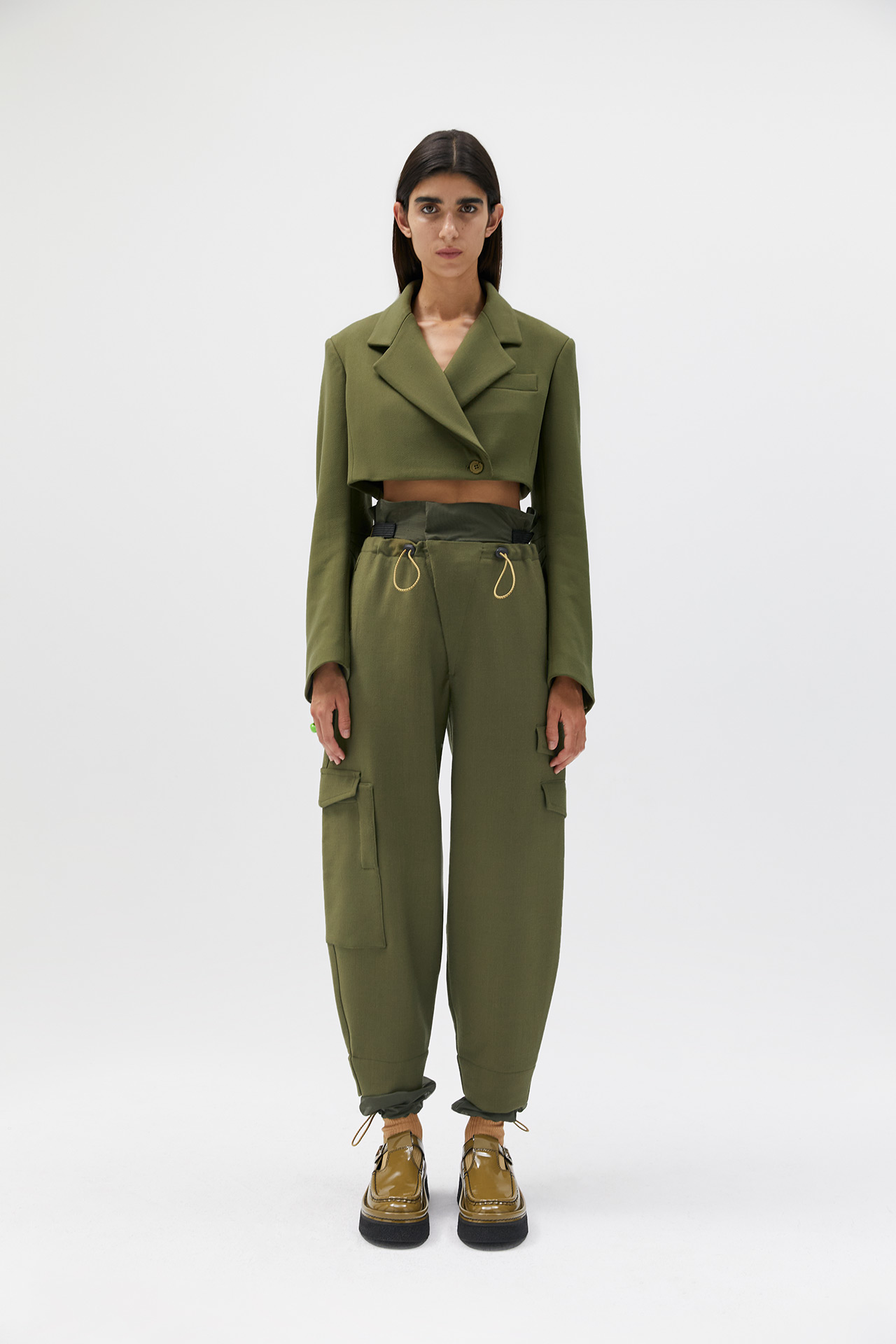 Cathy Khaki Brogues | E8 by Miista 