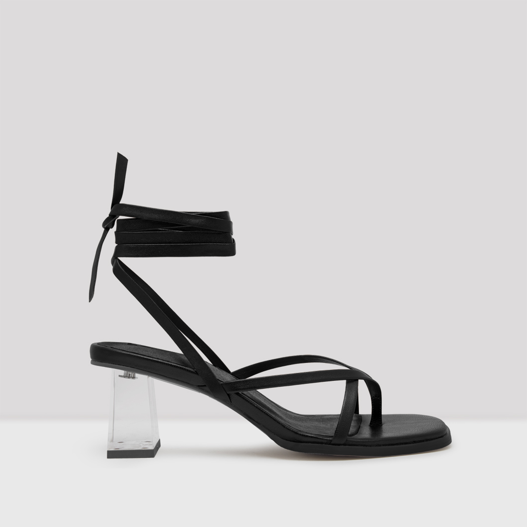 acrylic heels shoes