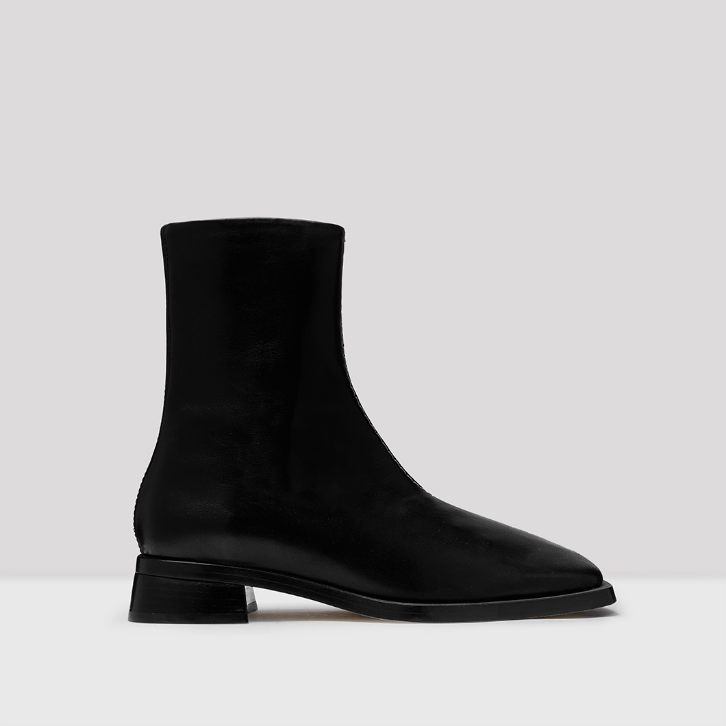 spanish leather ankle boots