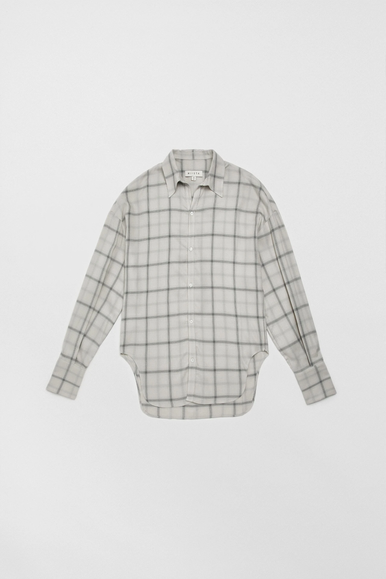 MIISTA-UNNA-ECRU-CHECKS-SHIRT-01