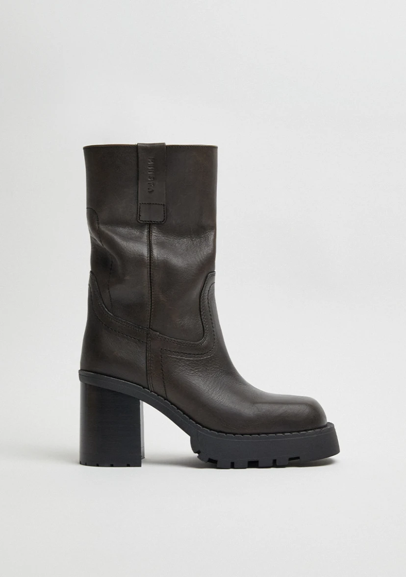 Aron Brown Boots | Miista Europe | Made in Portugal