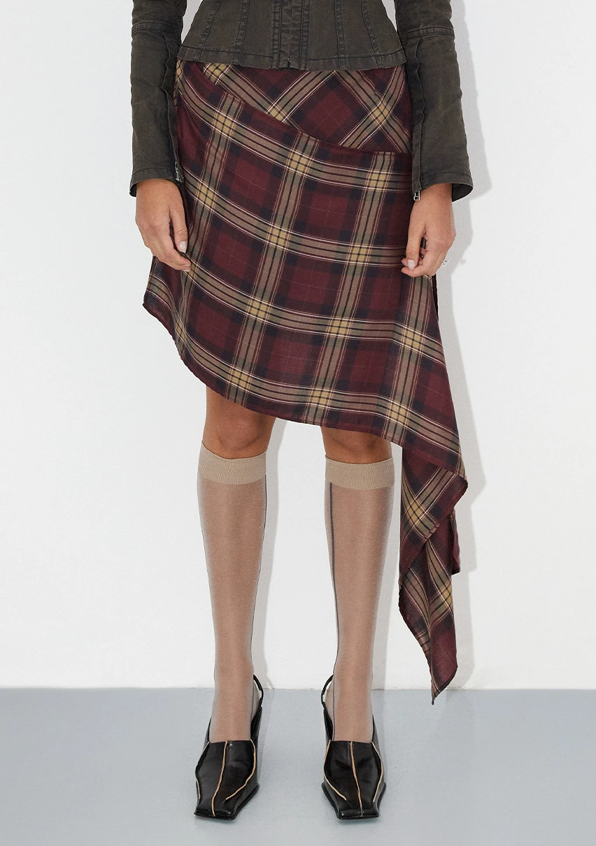 EC-Miista-Anselma-Burgundy-Camel-Skirt-cp-1