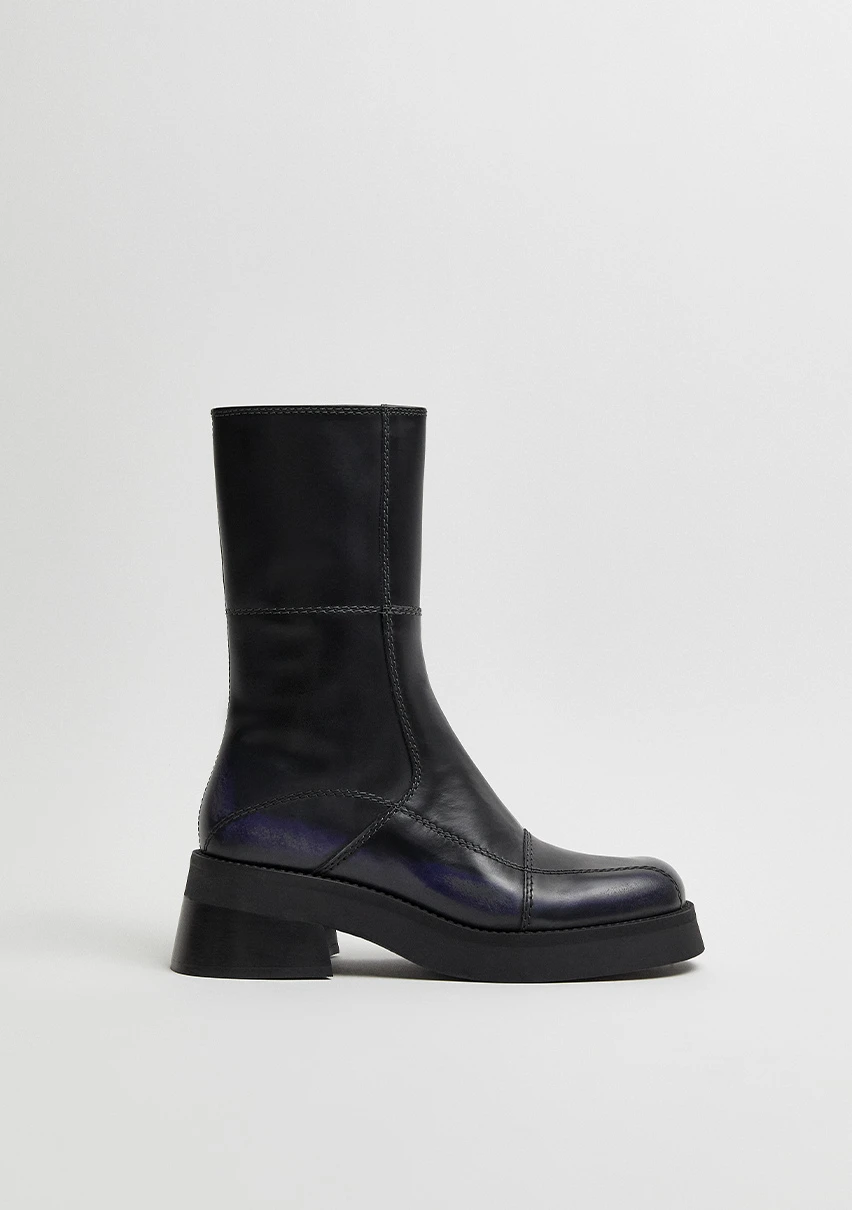 E8-Heya-Black-Grey-Blue-Ankle-Boots-CP-1