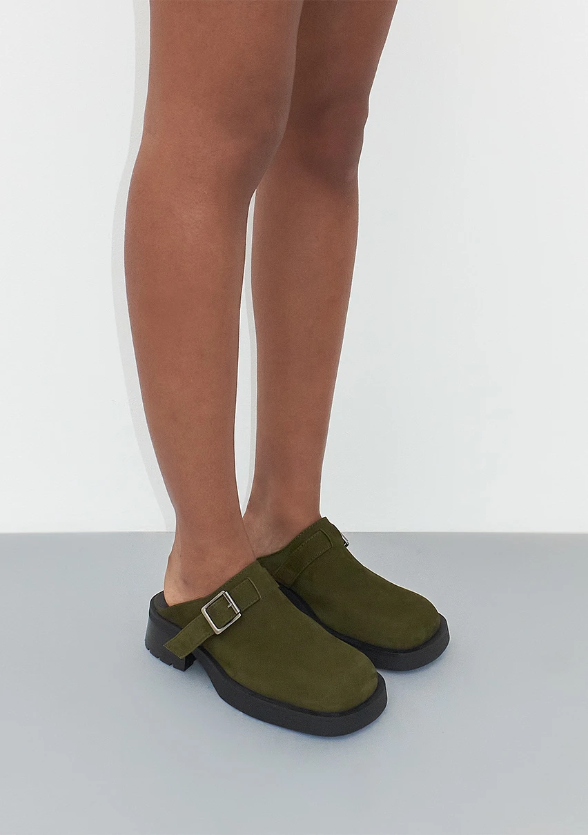 ec-e8-Aroa-Khaki-Suede-Buckled-Mules-cp-1