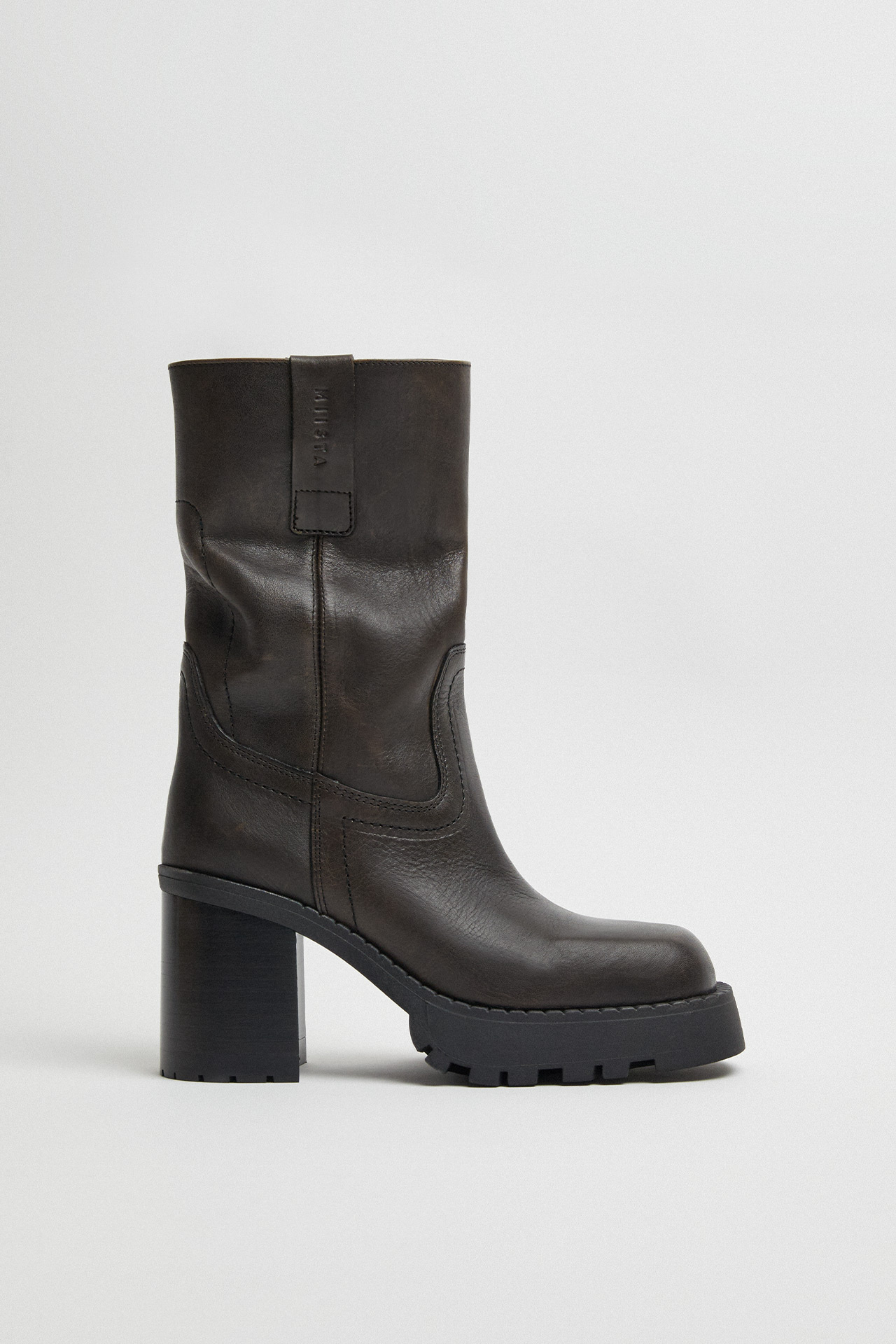 Daiane Brown Boots | Miista Europe | Made in Portugal