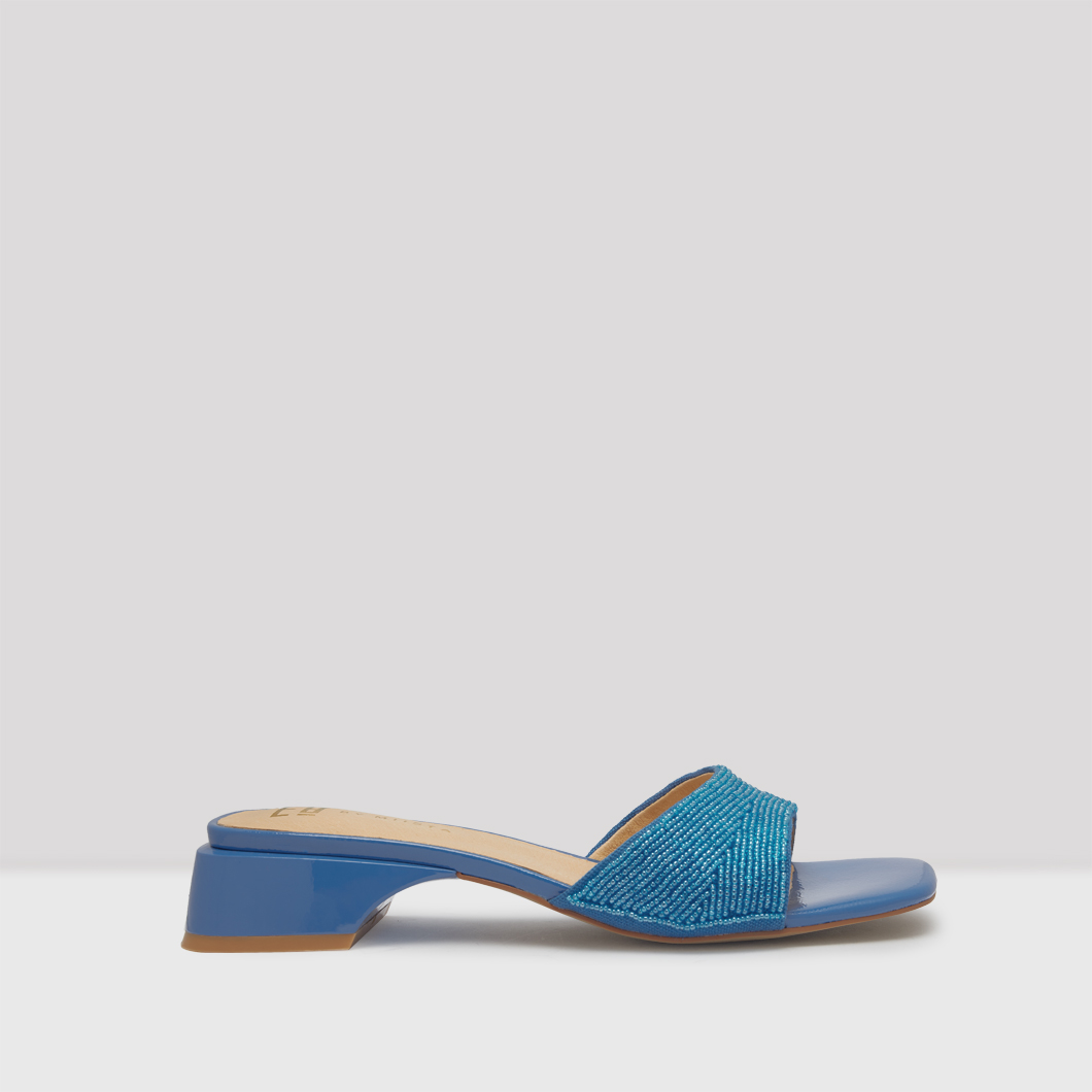 cornflower blue sandals