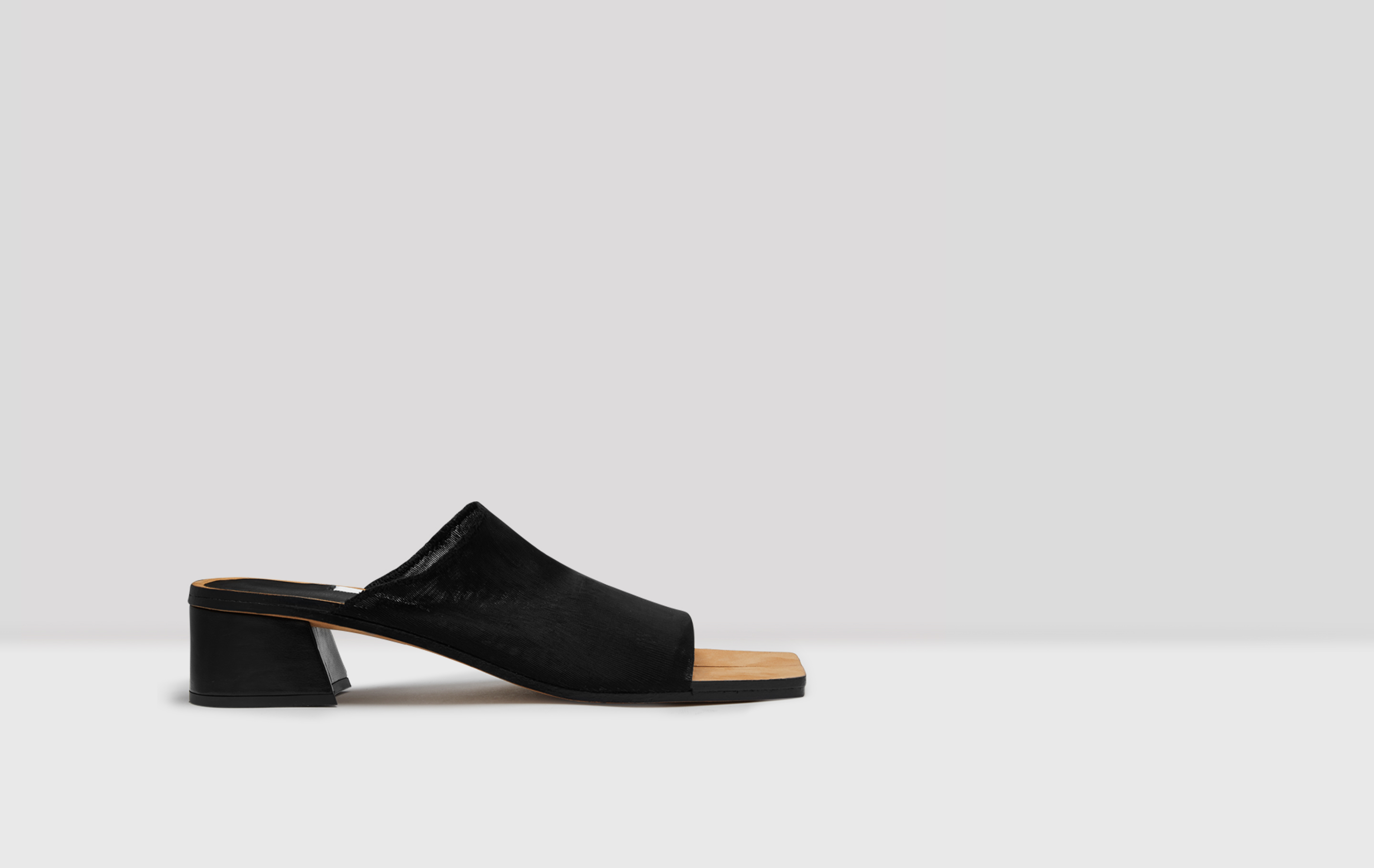 Beck Black Net Sandals // Miista Slip 