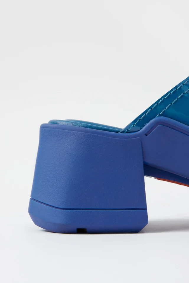 Tawny Blue Mules | Miista Europe | Made in Portugal