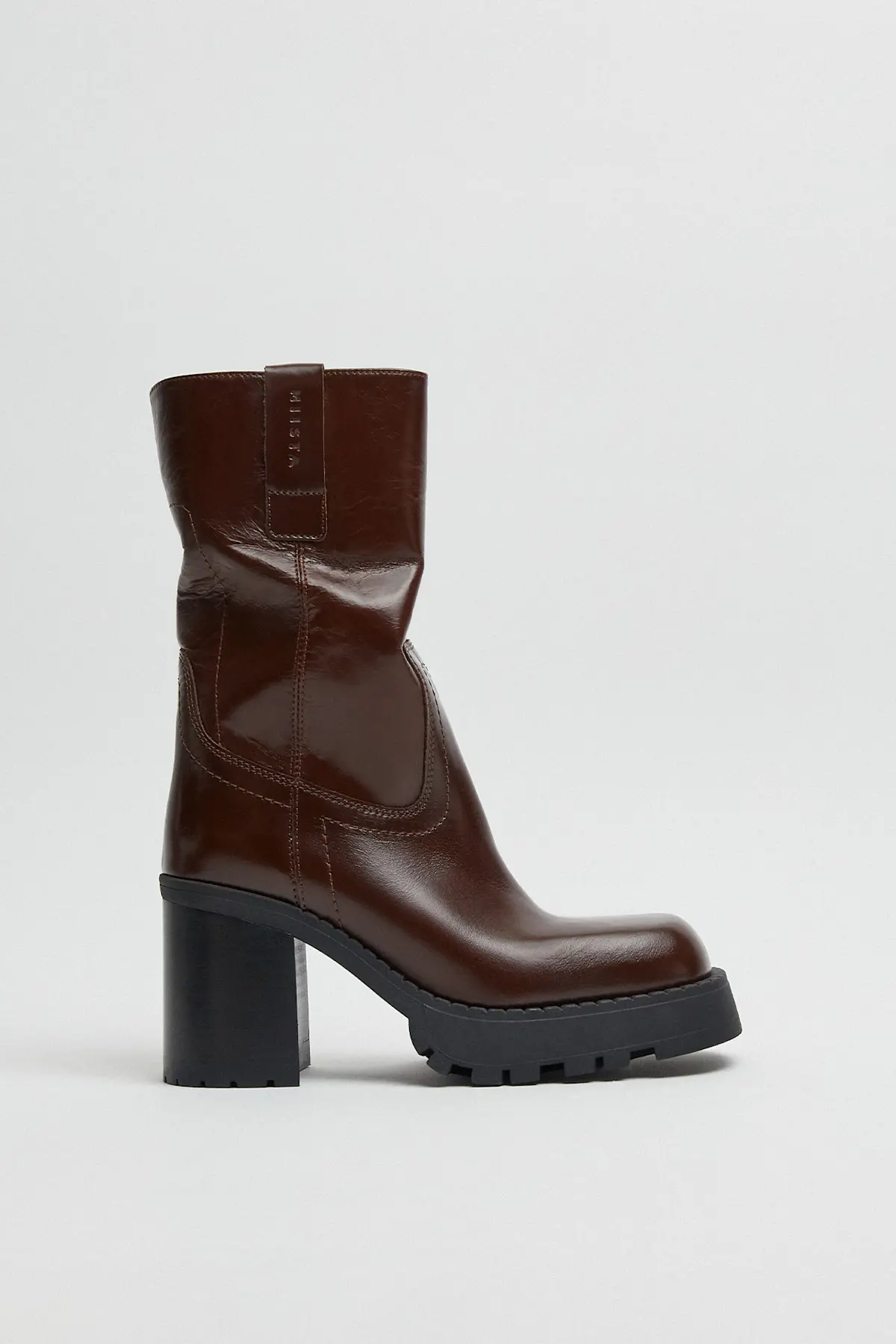 Daiane Brown Ankle Boots | Miista Europe | Made in Portugal