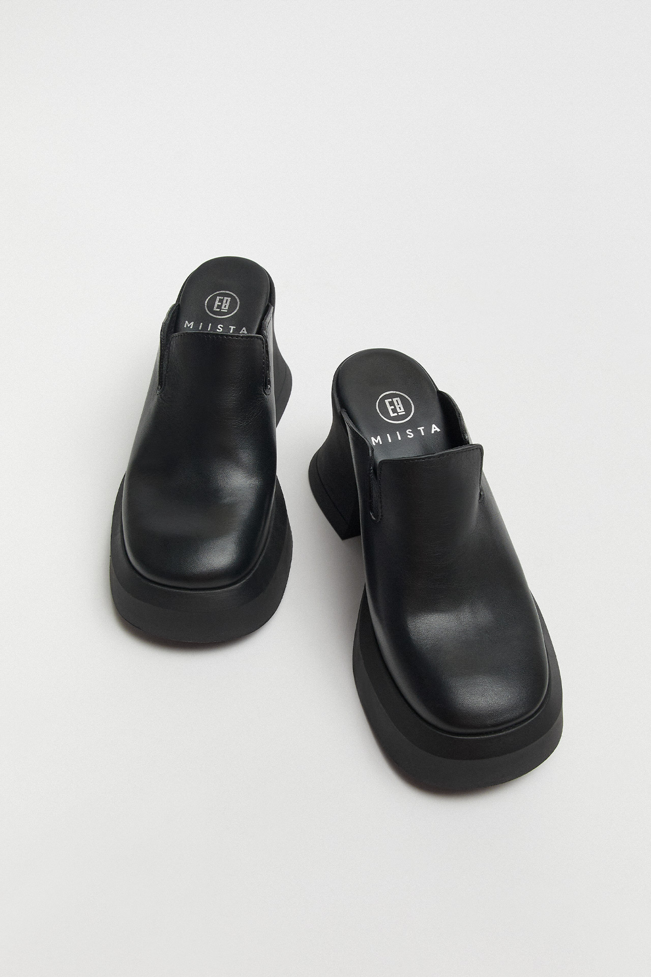 Otavia Black Mules | Miista Europe | Made in Portugal