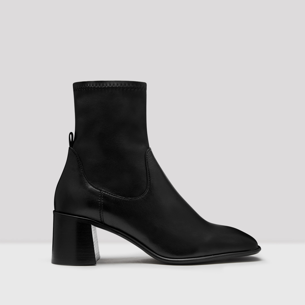Azra Black Leather Boots // E8 by 