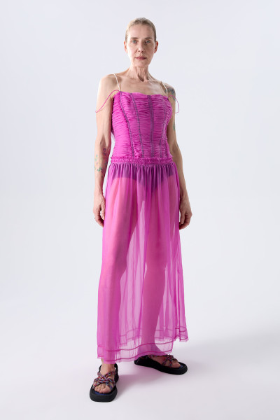 Franca Pink Europe Dress | | in Made Spain Miista