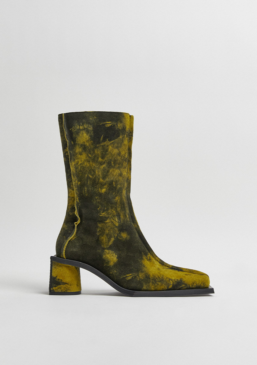 Donna Yellow Tall Boots | Miista Europe | Made in Spain