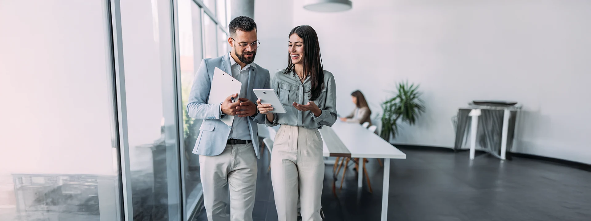 Learning Consulting thematic visual with engaging digital elements