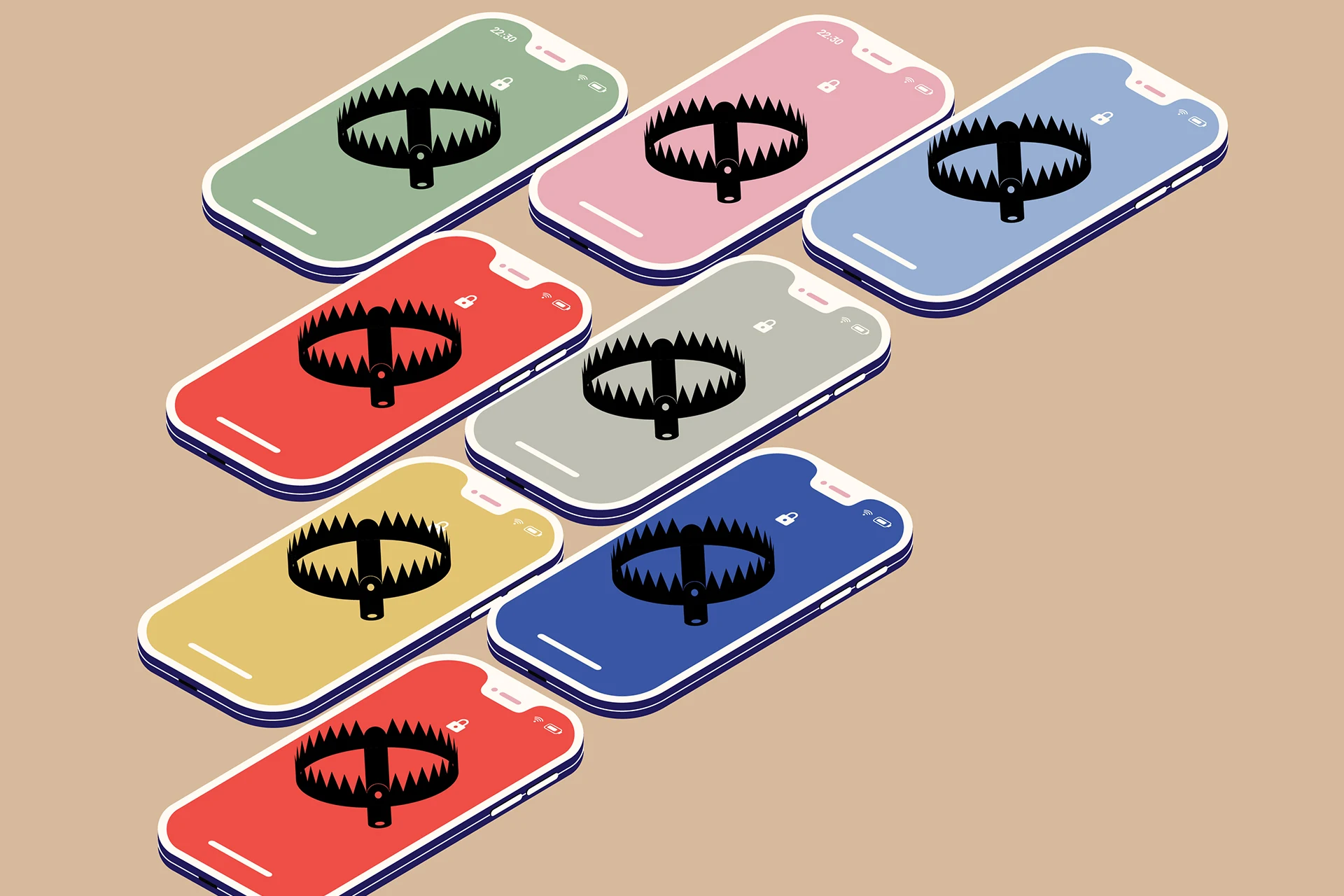 Secure data protection visuals enabling trusted digital customer interactions