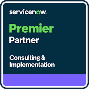 ServiceNow Specialist Partner logo for consulting and implementation