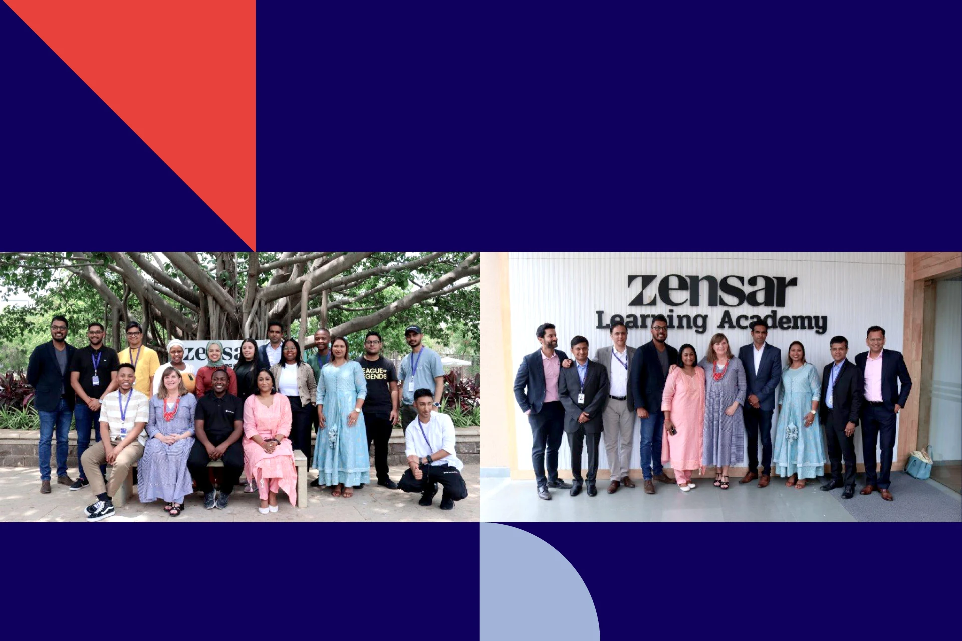 Old Mutual training program graduates group photo at Zensar Learning Academy Pune