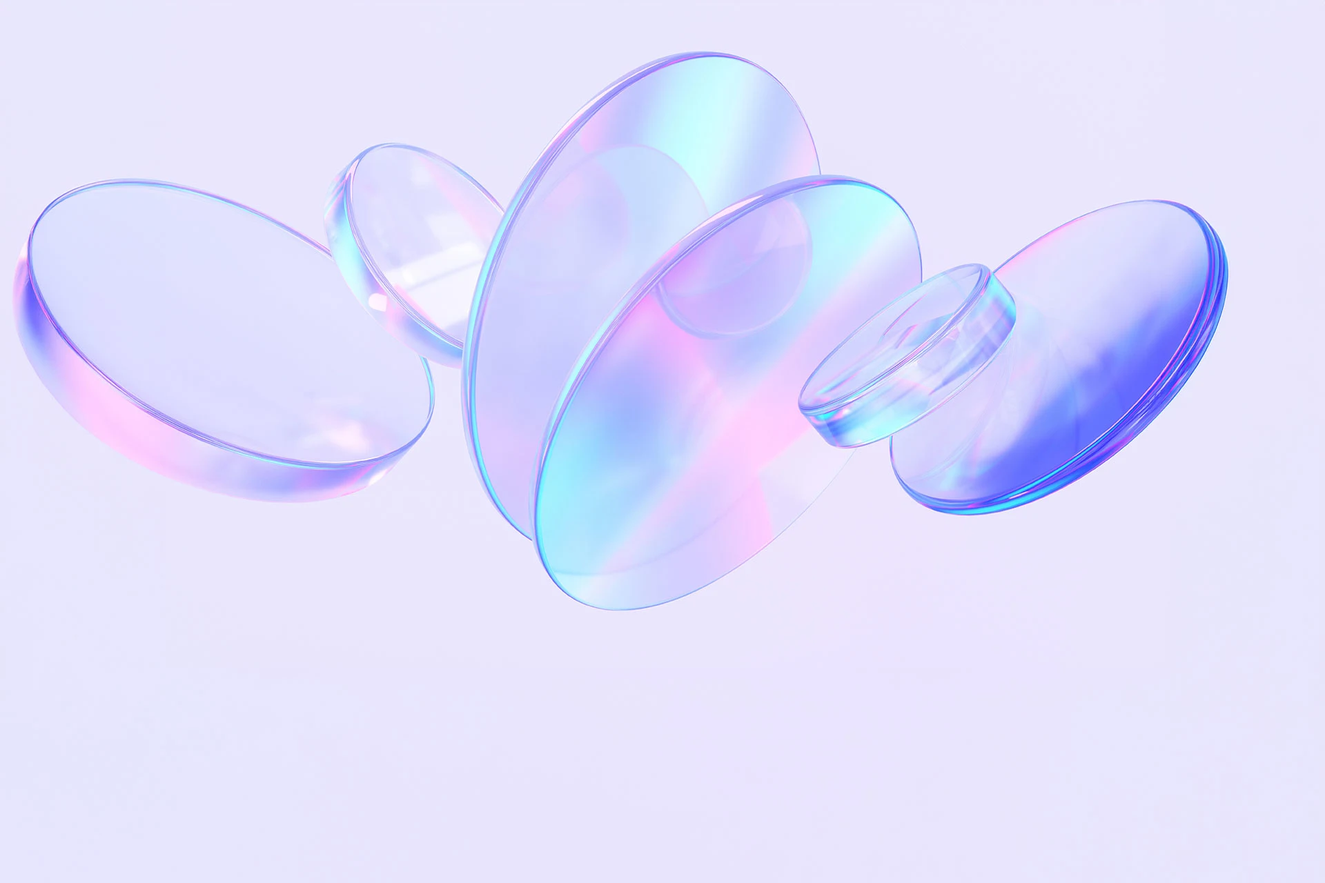 Abstract translucent shapes representing global banking trends 2026