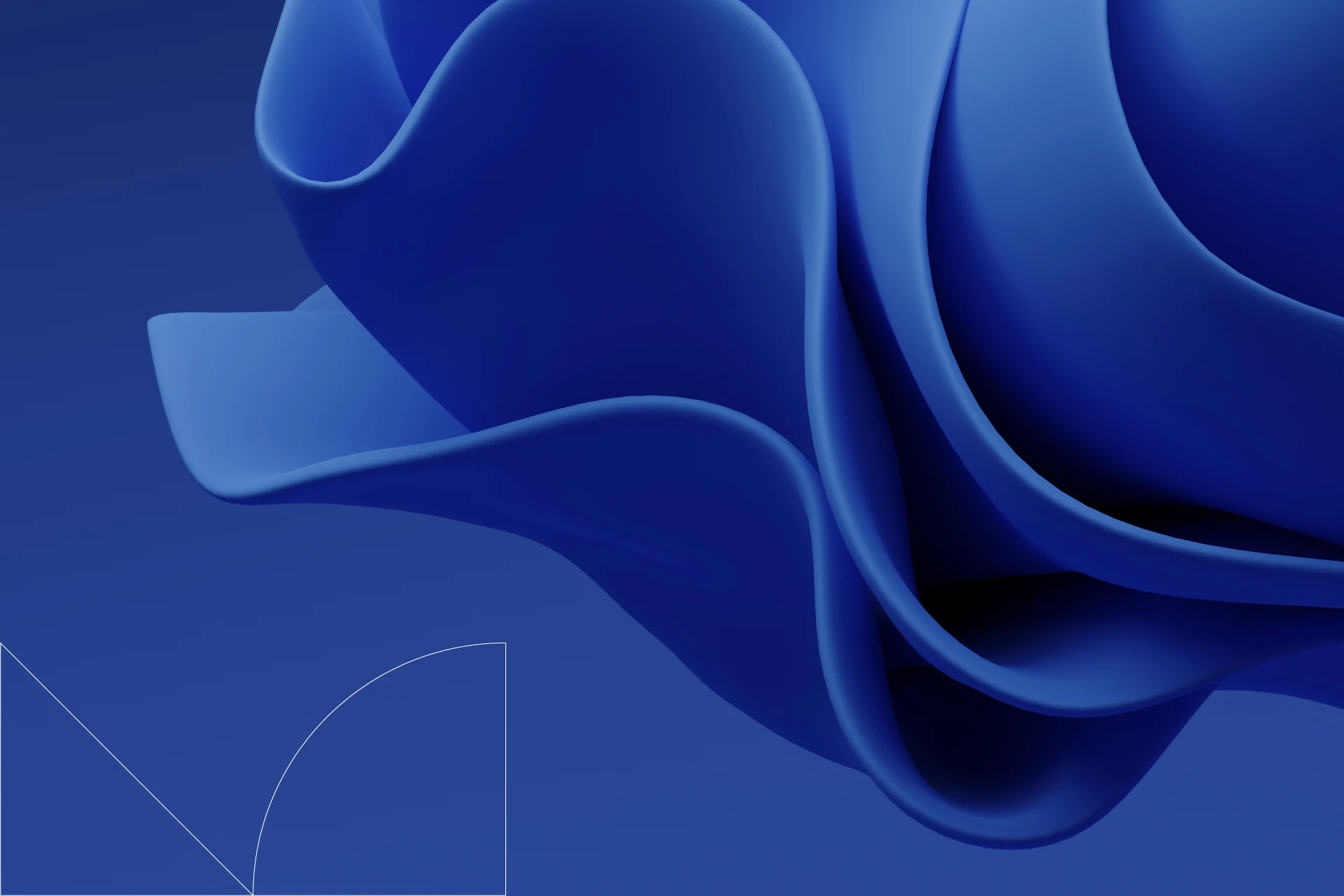 Abstract blue technology wave pattern for Netgear AWS cloud migration project