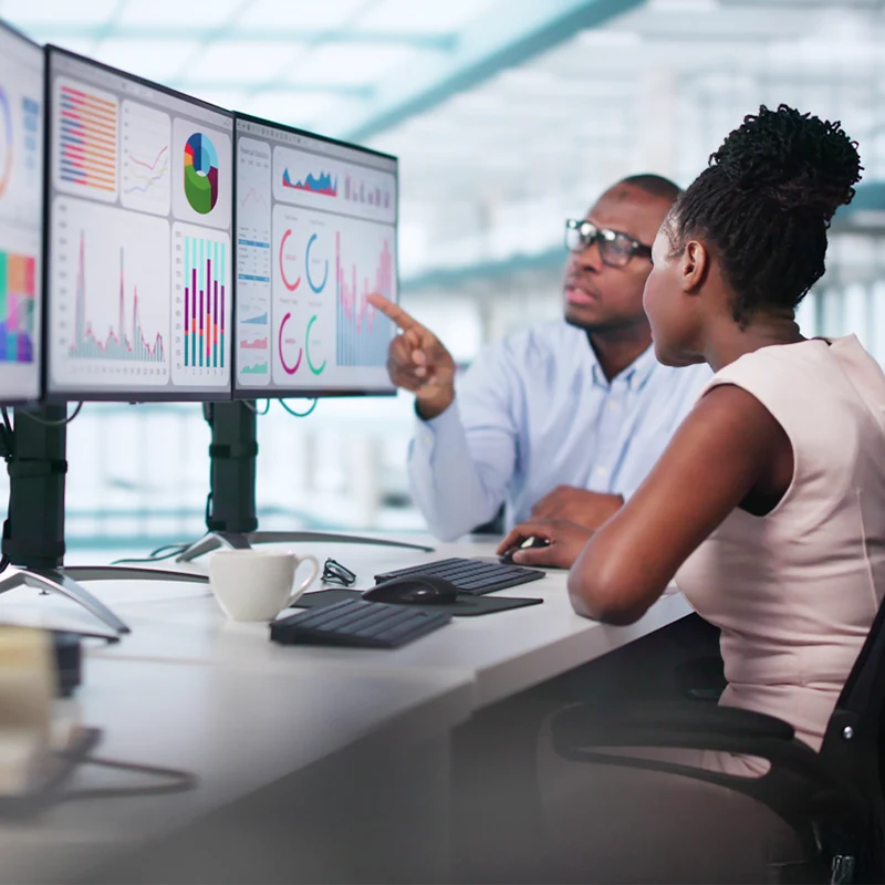 Visualization and Analytics Services-Mobile Banner