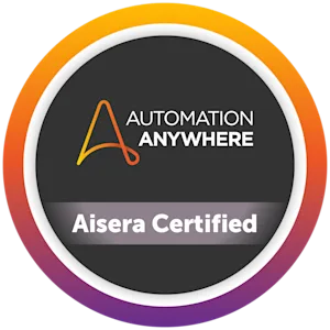 Aisera certified badge