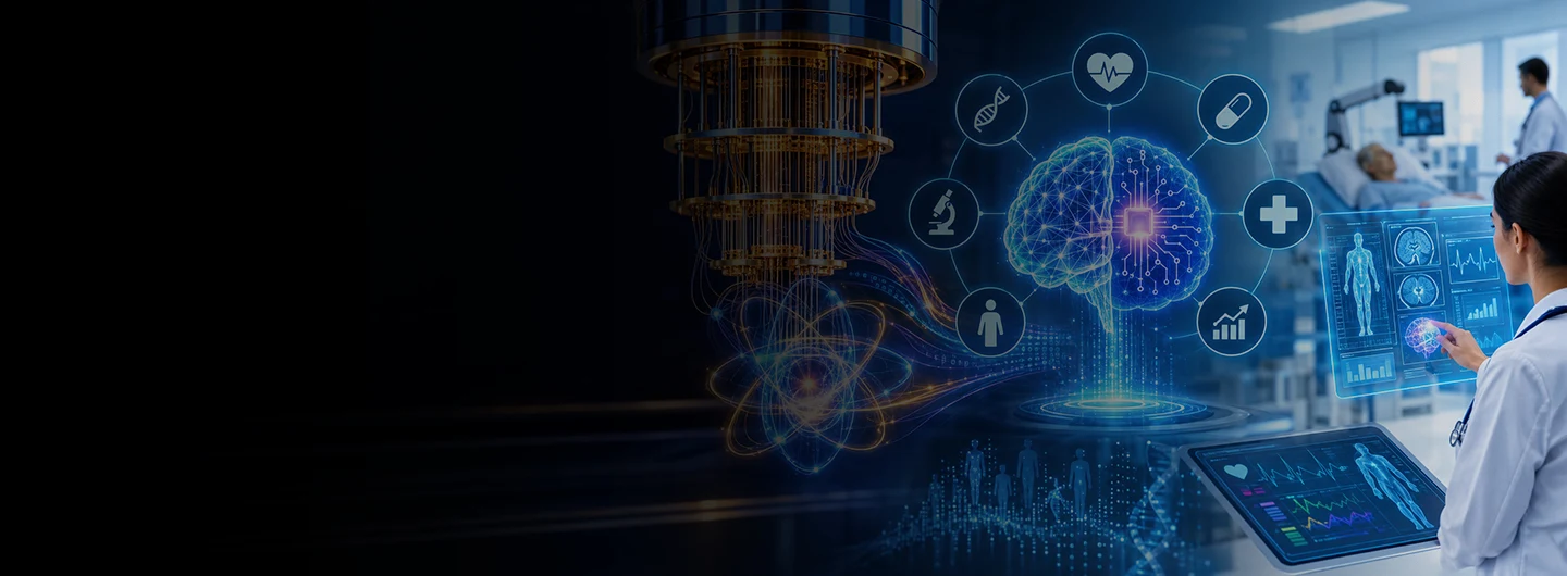 Desktop WH Quantum Enhanced Artificial Intelligence for Next Generation Healthcare Systems