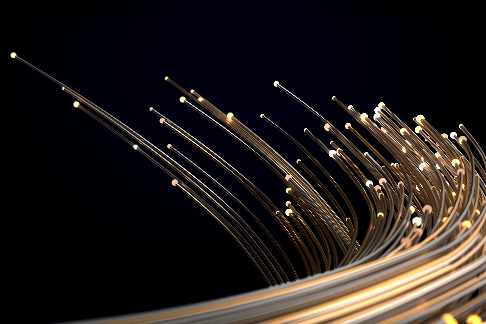Abstract digital lines representing the decentralized nature of Web 3.0