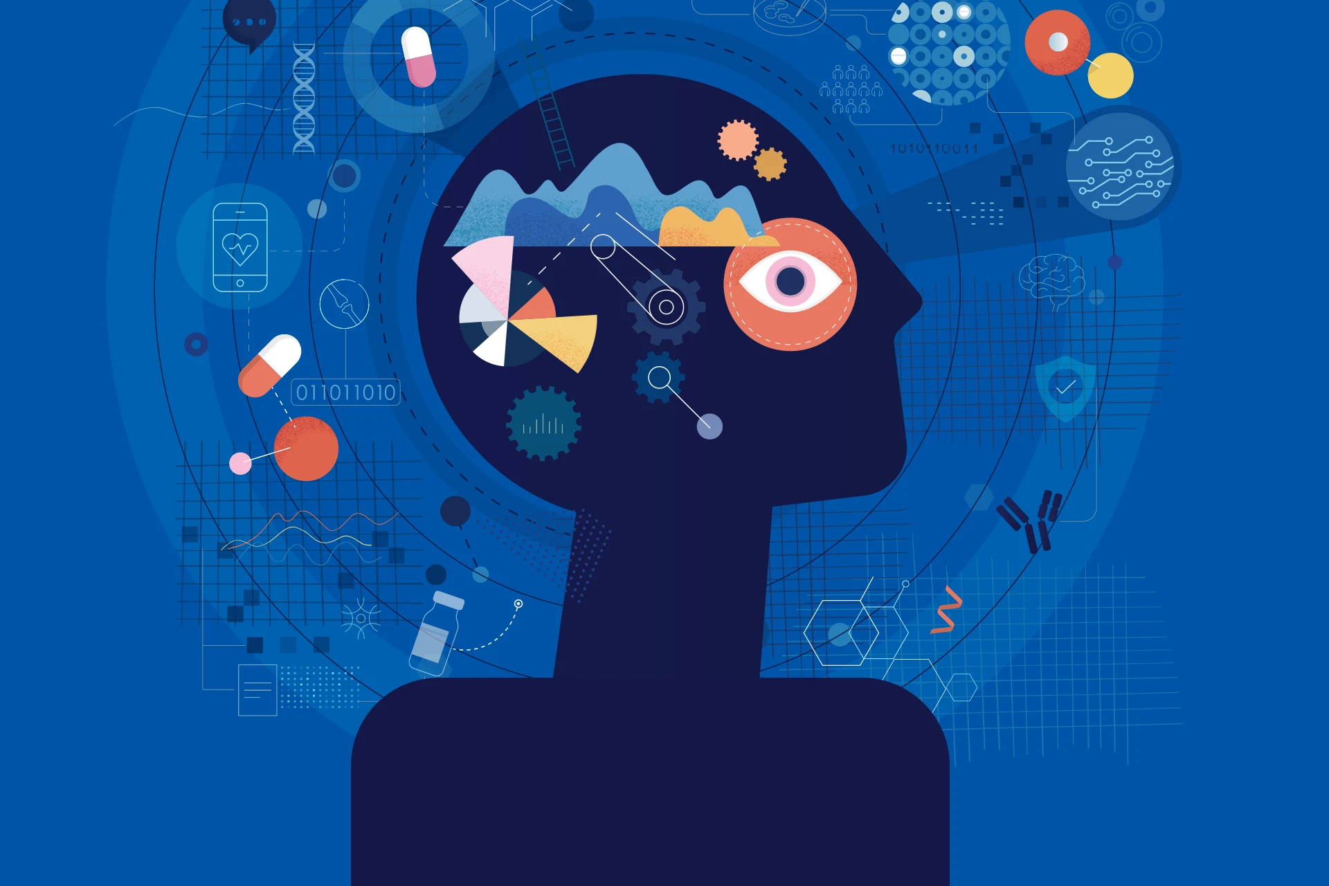 Innovation illustration for Zensar and Salesforce Agentforce Alliance