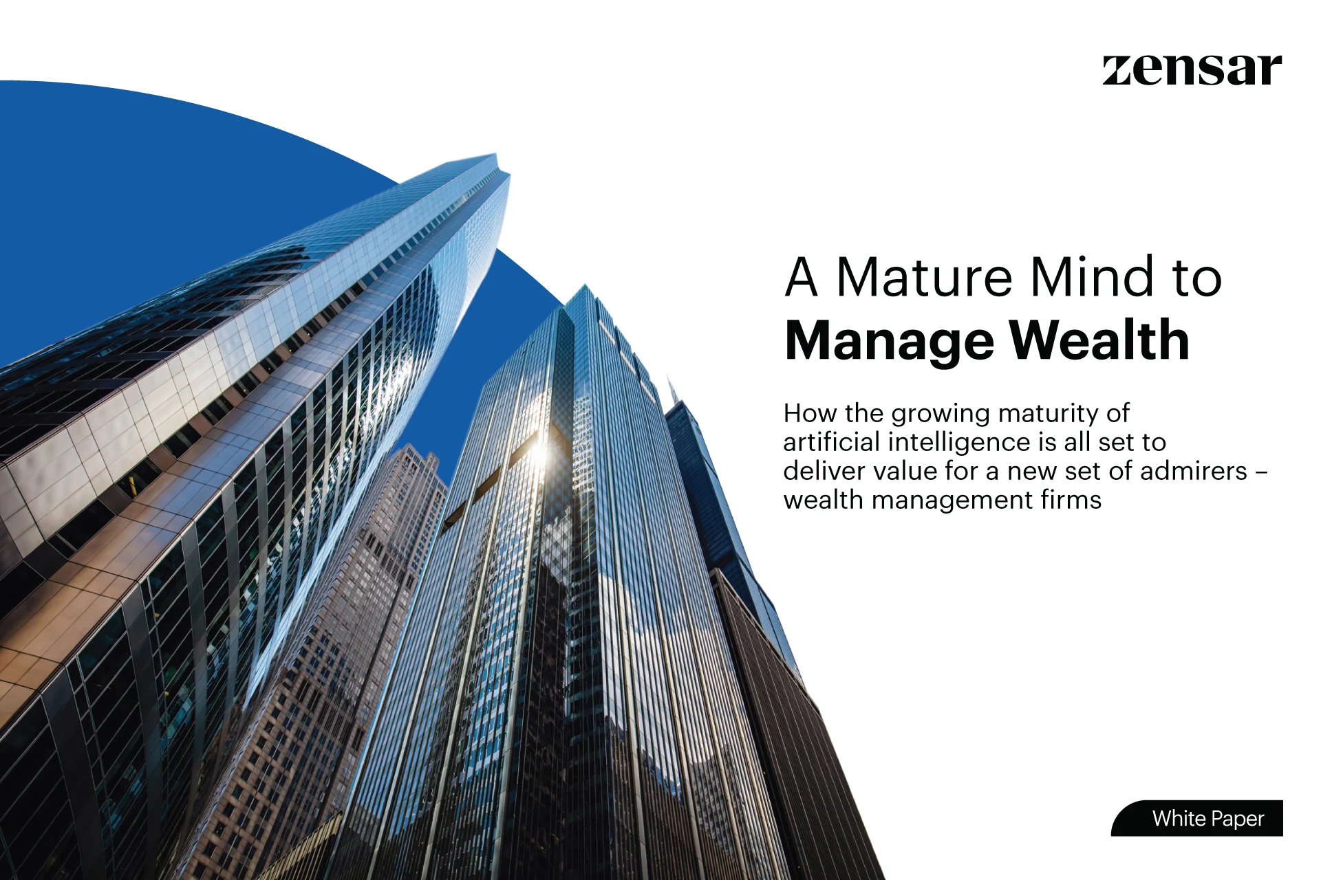 Skyscrapers representing innovation in wealth management technology