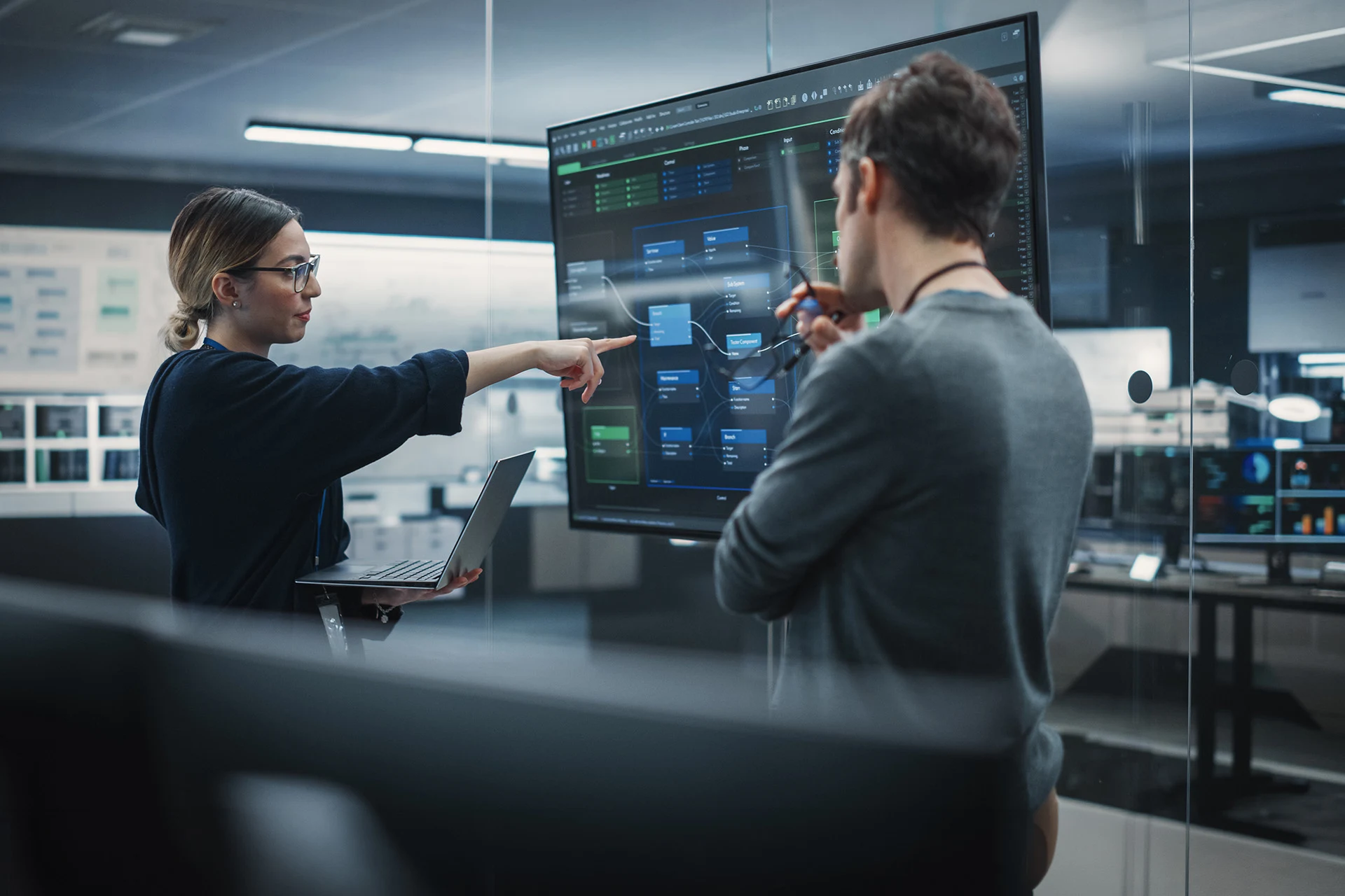 Illustration representing AI-native cloud infrastructure and security services