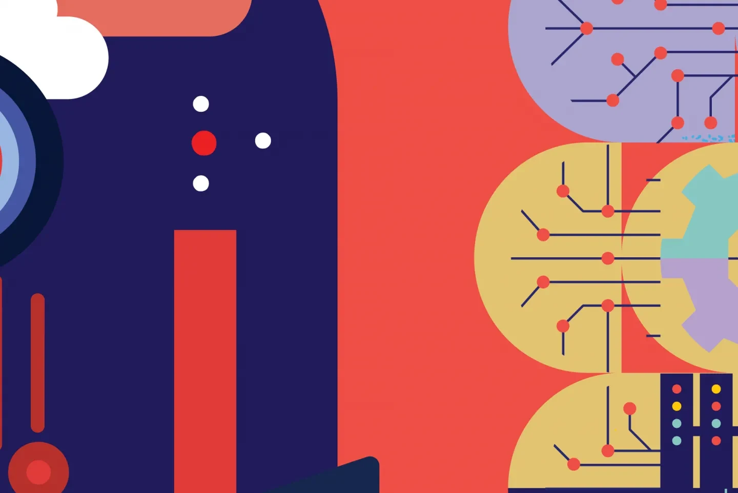 Abstract illustration representing AI-powered anomaly detection technology