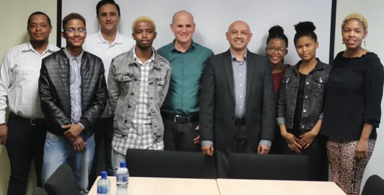 Group photo of corporate professionals at Education Africa partnership event