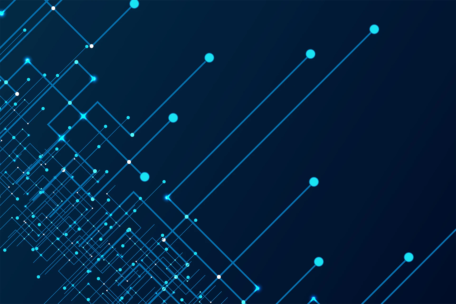 Abstract digital representation illustrating digital twin technology