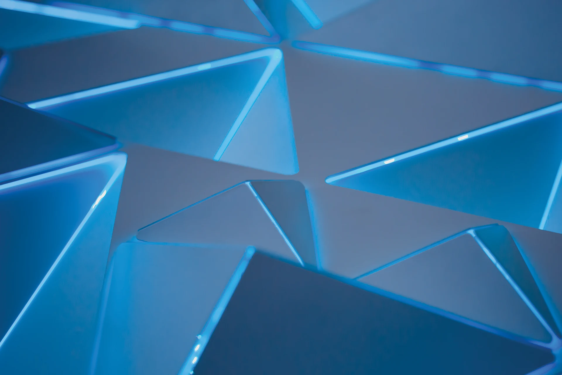 Abstract geometric pattern banner for Zensar newsroom article