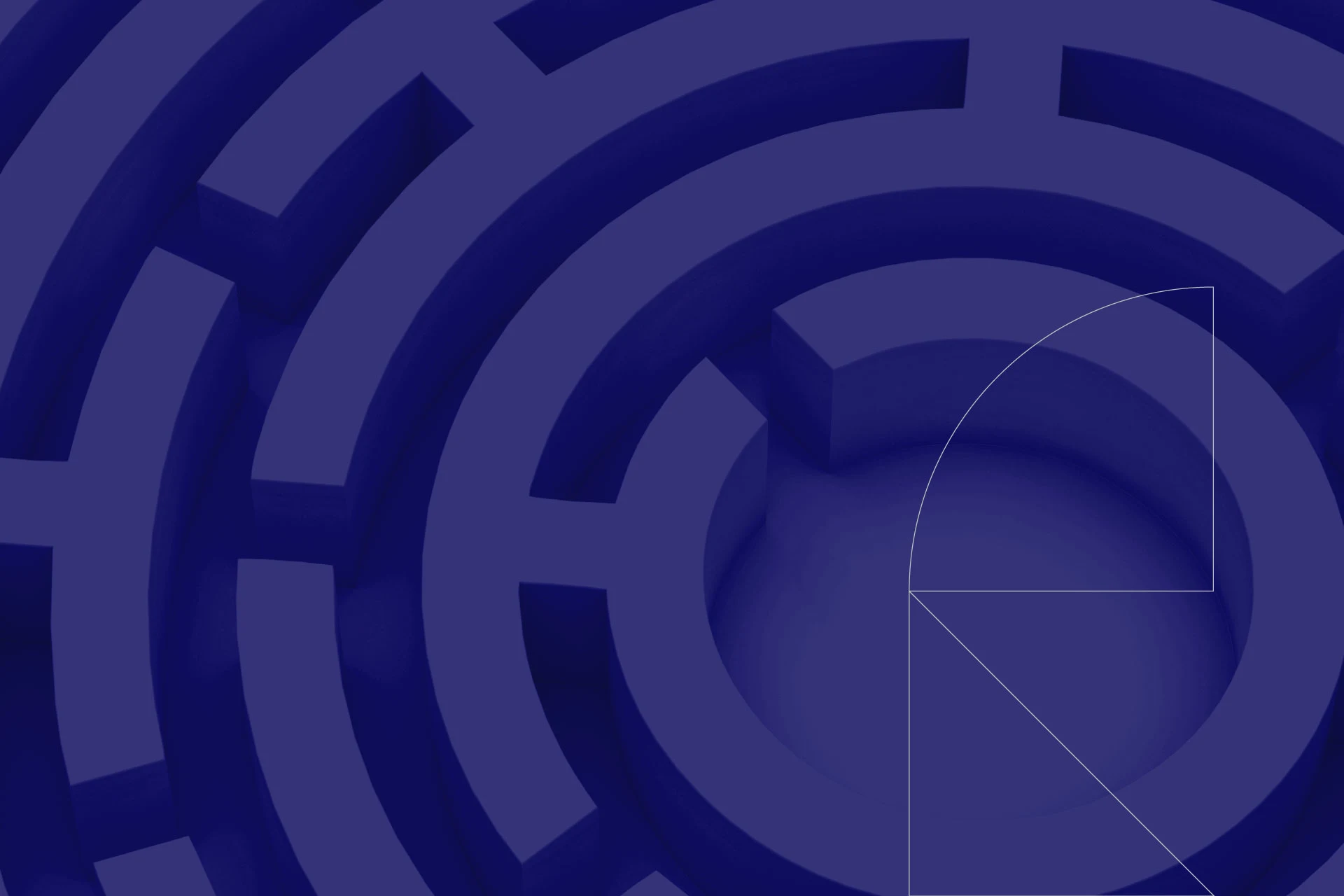 Abstract maze design representing challenges in data governance