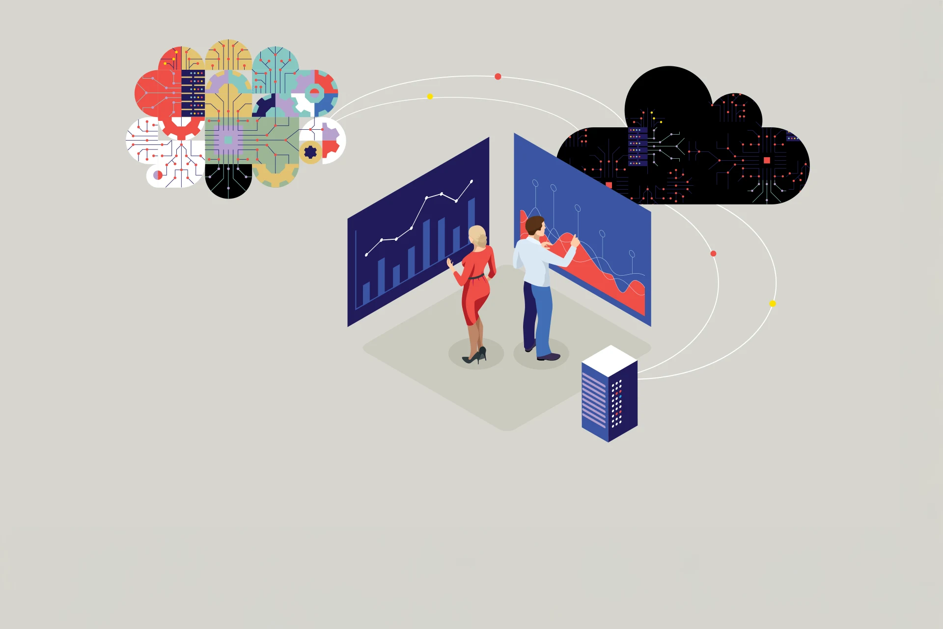 AI data transformation interface on ZenseAI.Data platform