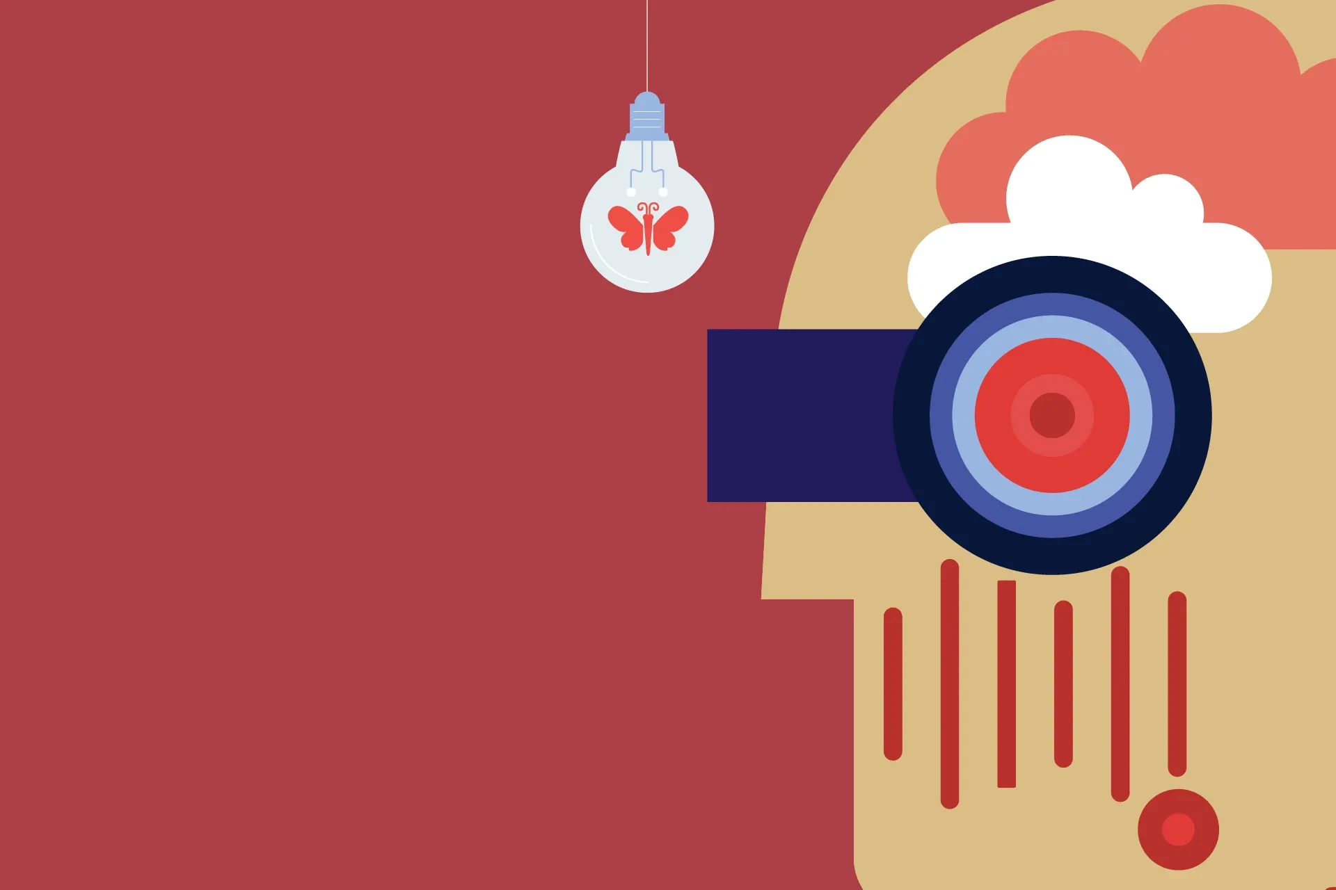 Illustration representing AI language technology for accessibility solutions