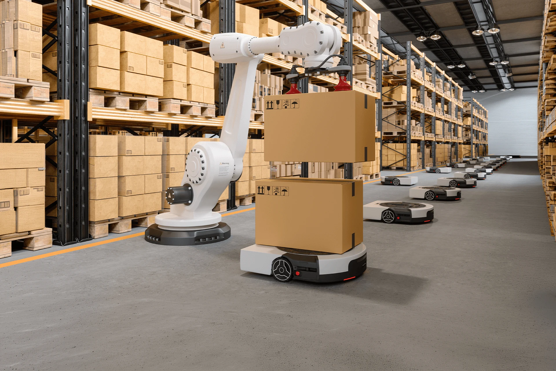 AI-powered cognitive supply chain with predictive analytics and automation