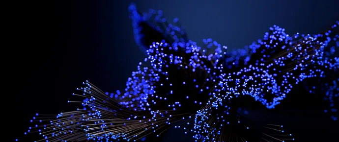 Abstract representation of digital connectivity for Zensar's mainframe