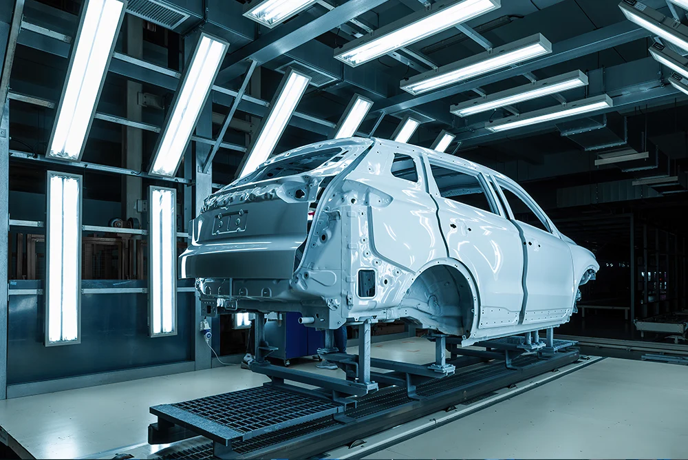 Automotive manufacturing with digital systems for smart engineering processes
