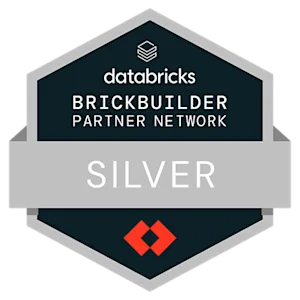 Databricks Silver Brickbuilder Partner Network logo