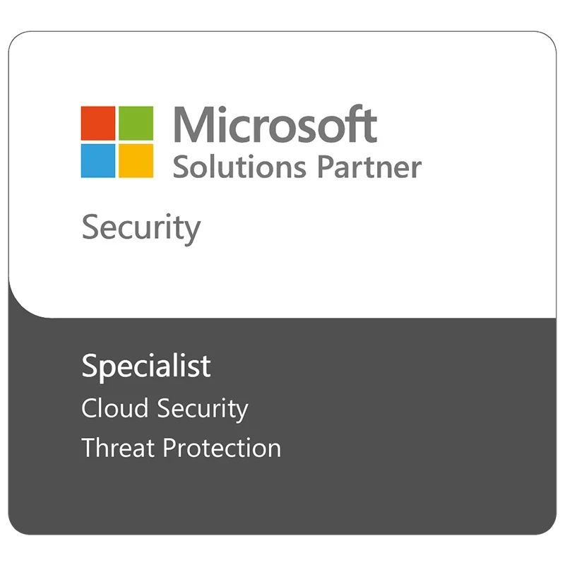 Microsoft Solutions Partner Security badge for Zensar's cloud offerings