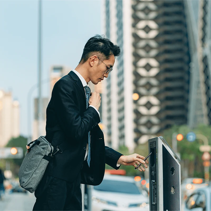 Person using digital solutions driving public sector transformation