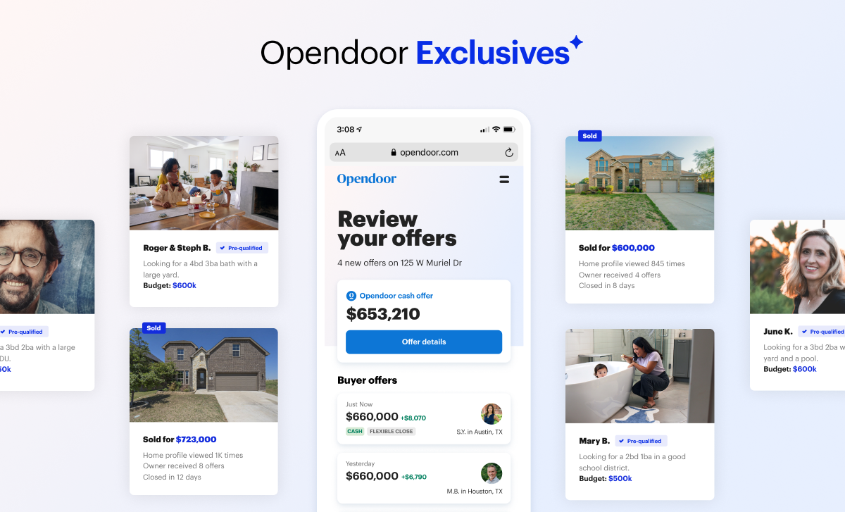Our new marketplace, Opendoor Exclusives