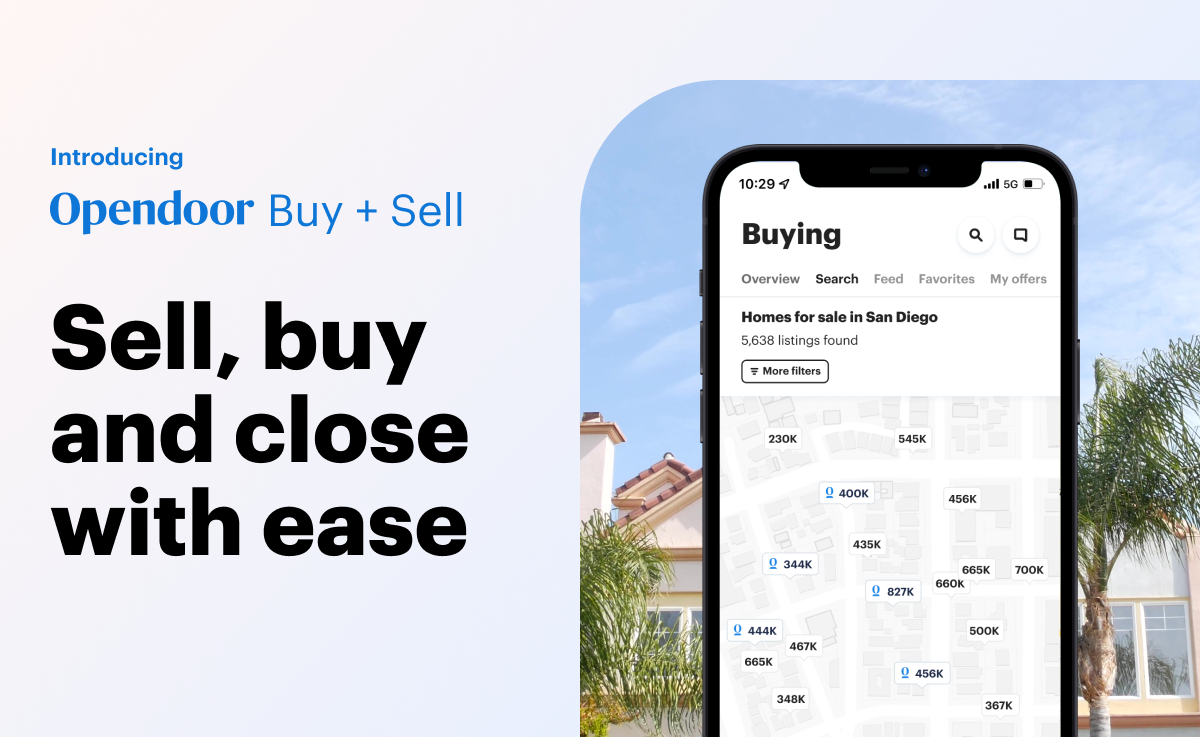 Opendoor launches Buy + Sell in San Diego