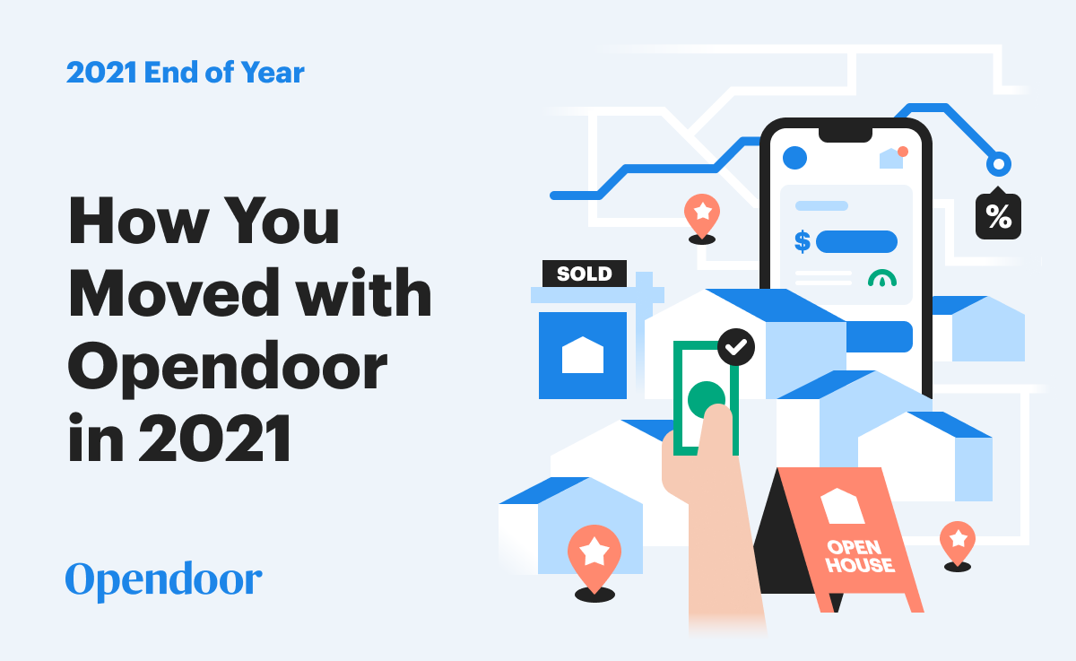 Welcome home: How you moved with Opendoor in 2021