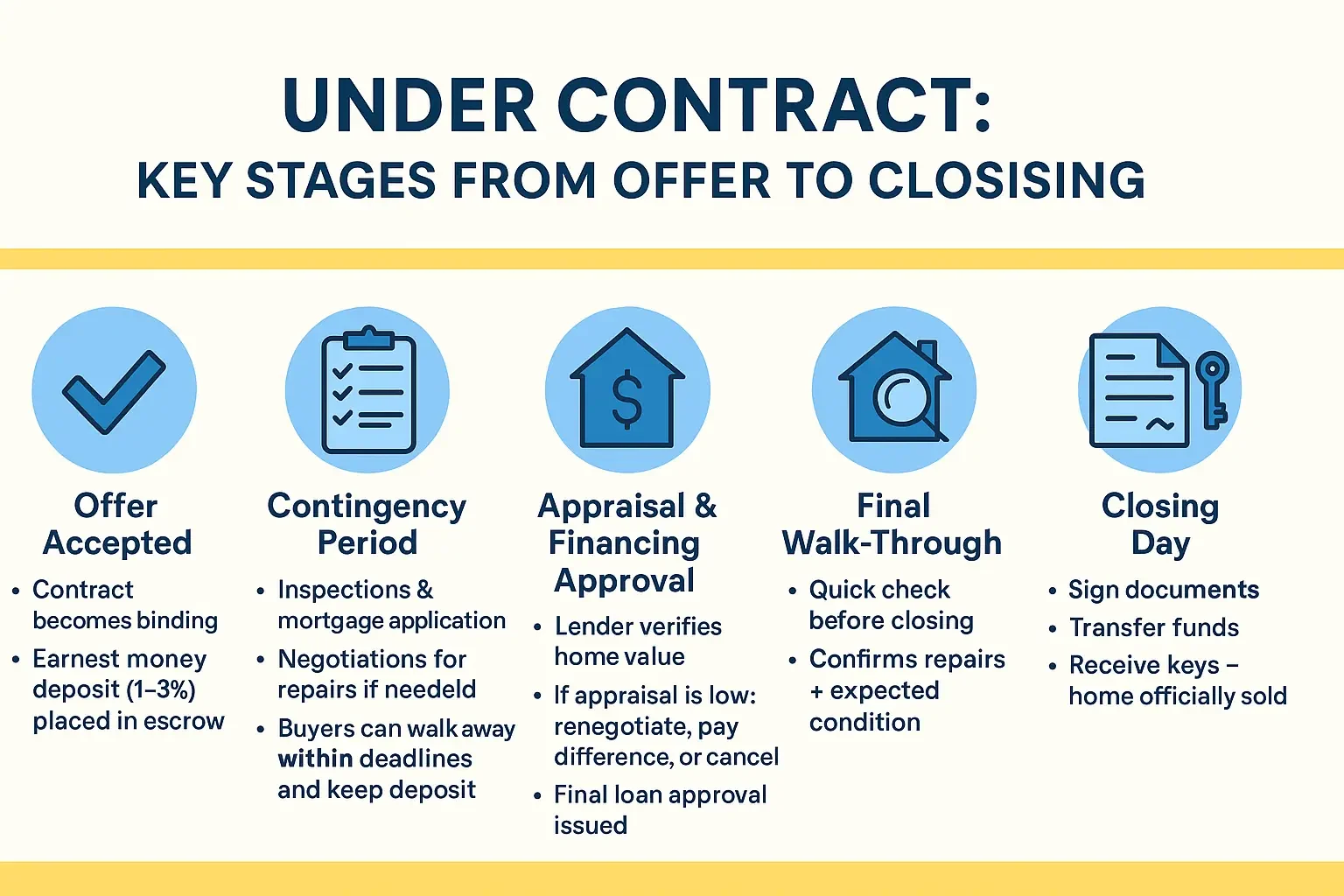 What does under contract mean